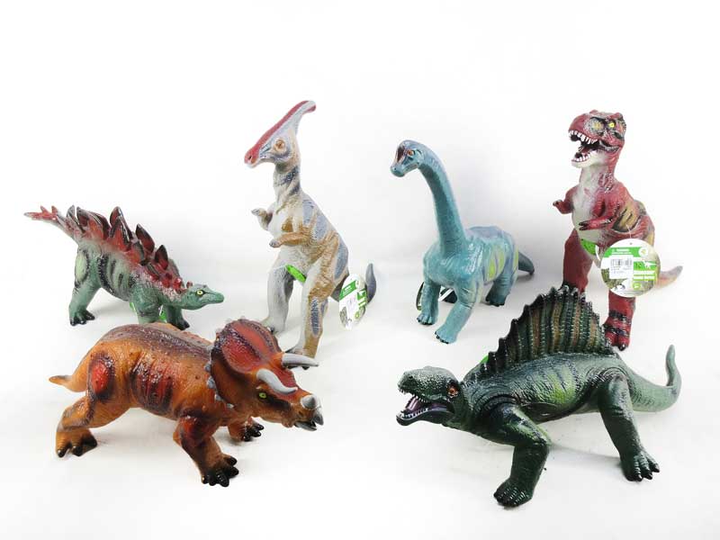 Small vinyl dinosaur plastic dinosaur models toys