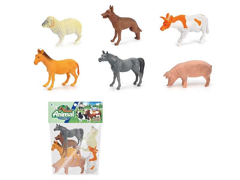 5inch Farm Animal(6in1) toys