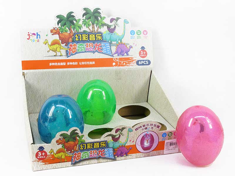 Dinosaur Egg W/L_M(6in1) toys