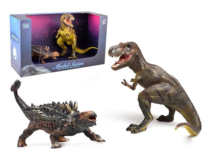 Tyrannosaurus Rex & Saichania(2in1) toys