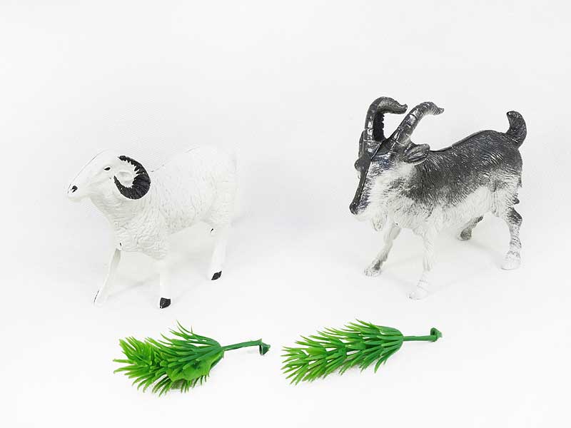 Goat & Sheep & Grass toys