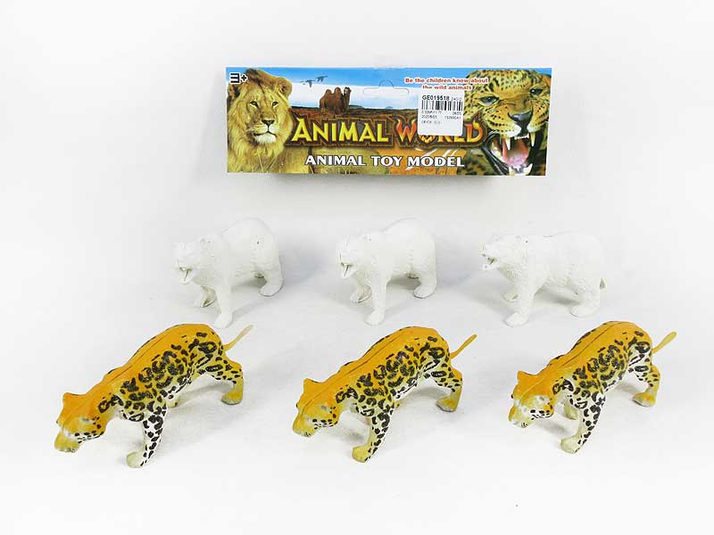 Polar Bear & Leopard(6in1) toys