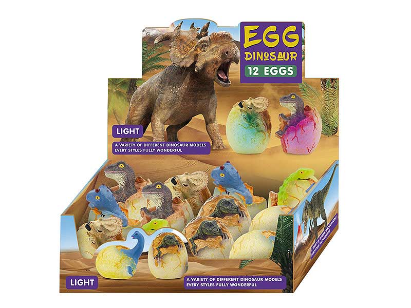 Dinosaur Egg W/L(12in1) toys