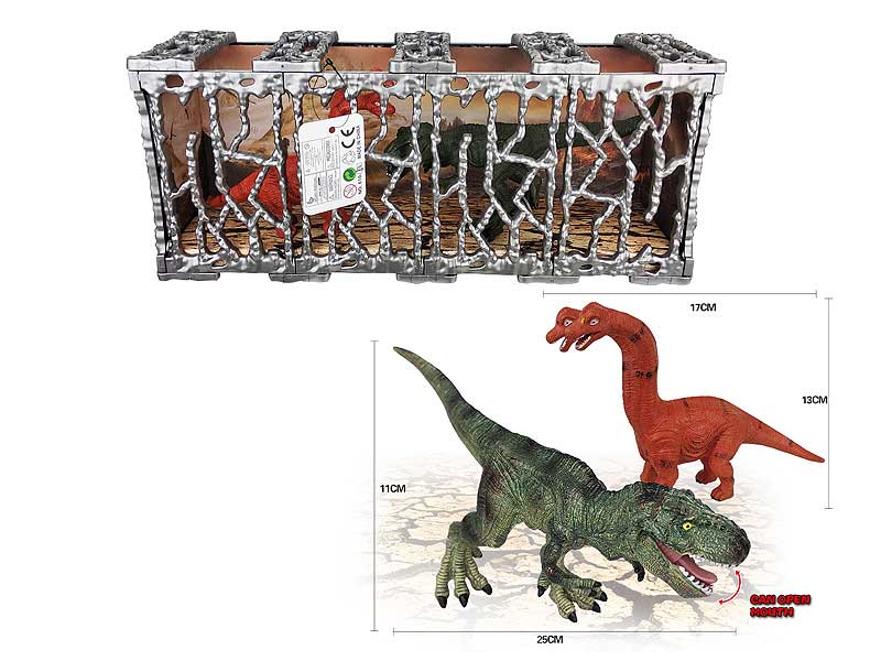 Brachiosaurus & Dinosaur Bruutah(2in1) toys