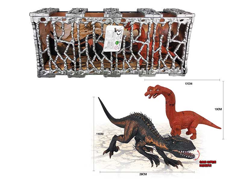 Brachiosaurus & Tyrannical Dragon(2in1) toys