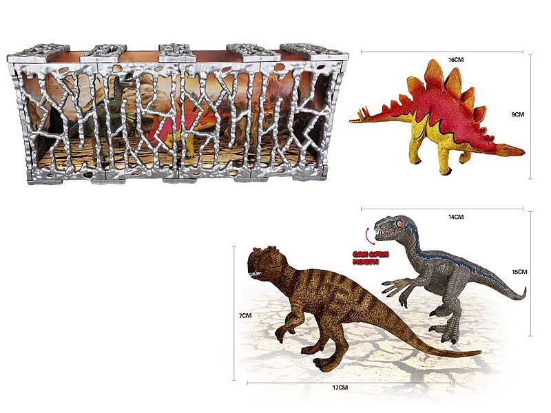 Velociraptor & Dragon Sword & Mutant Dragon(3in1) toys