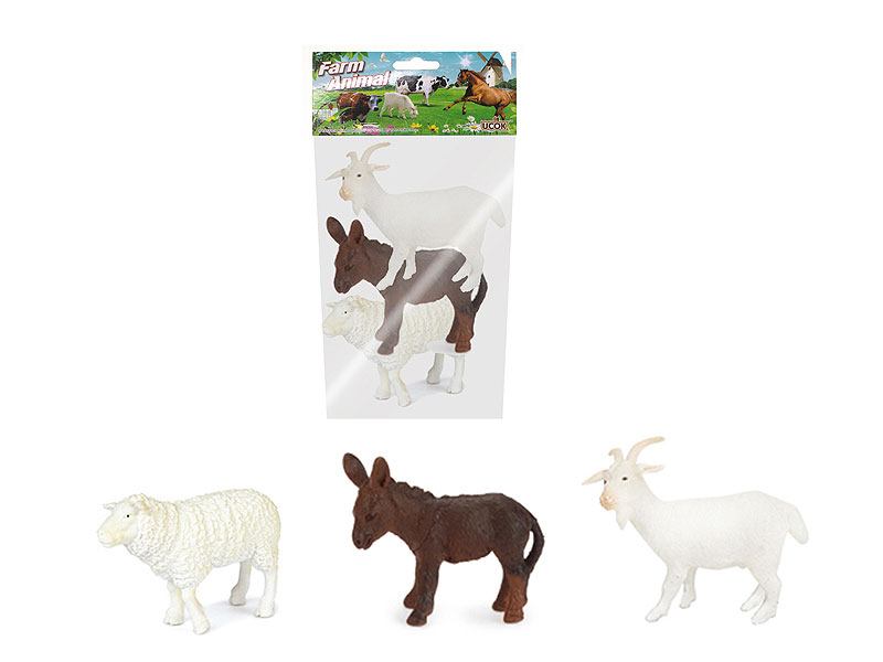 4inch Farm Animal(3in1) toys