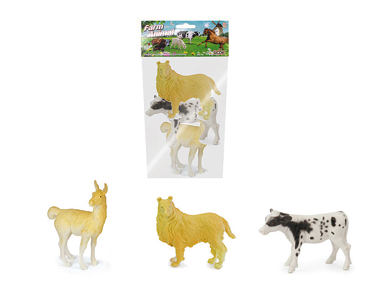4inch Farm Animal(3in1) toys