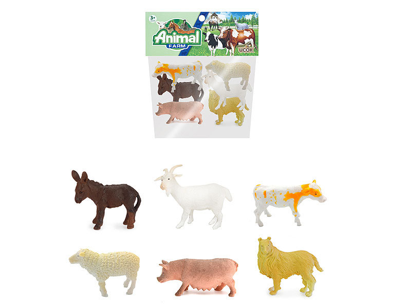 4inch Farm Animal(6in1) toys