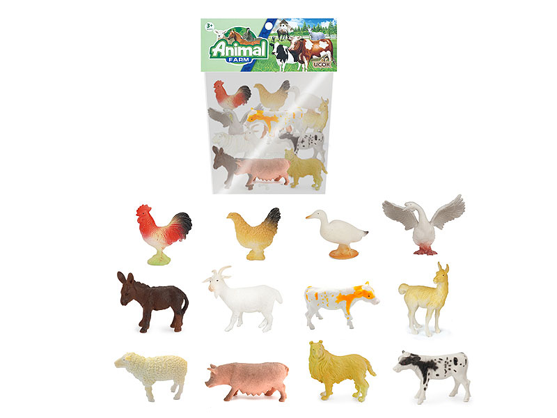 4inch Farm Animal(12in1) toys