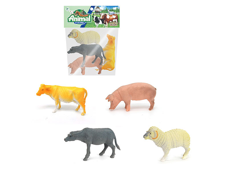 5inch Farm Animal(4in1) toys
