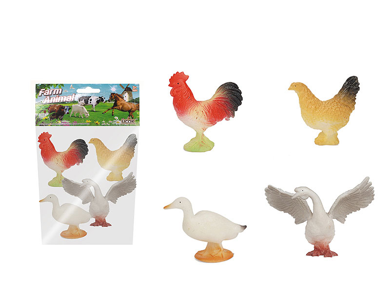 4inch Farm Animal(4in1) toys