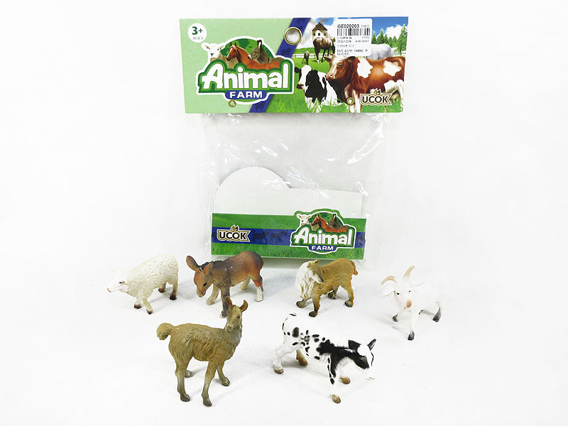 3inch Farm Animal(6in1) toys
