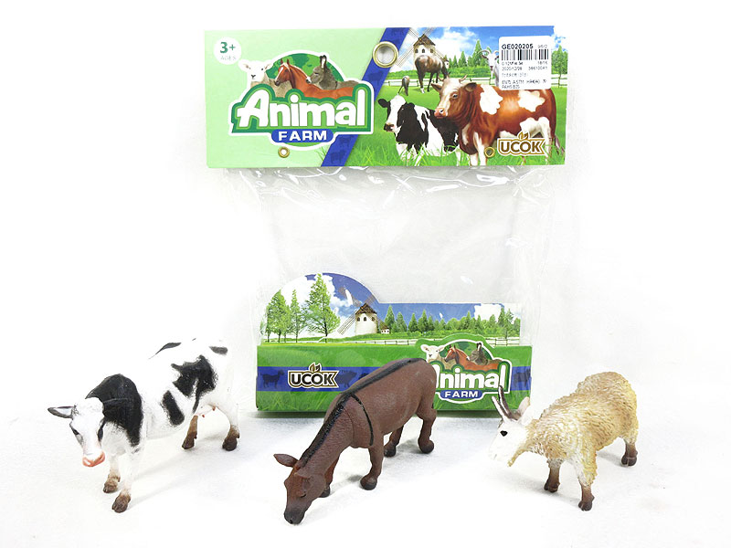 5inch Farm Animal(3in1) toys