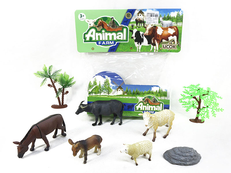 3-5inch Farm Animal Set(5in1) toys