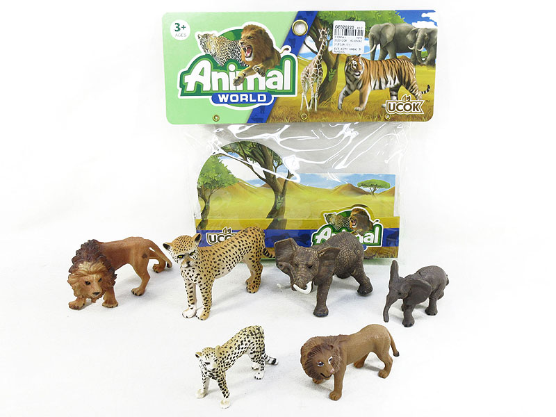 3-5inch Animal(6in1) toys