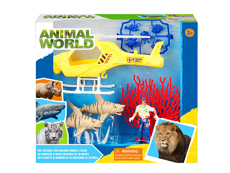 Marine Animal Rescue Kit W/L_S toys