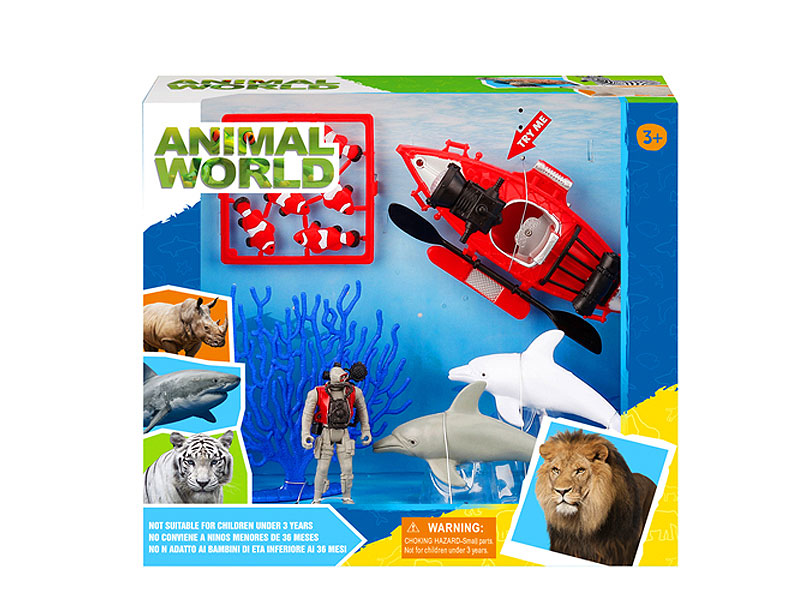 Marine Animal Rescue Kit W/L toys