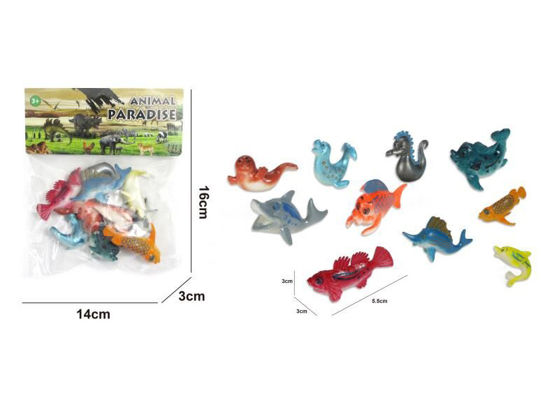 2.5inch Undersea Animal(10in1) toys