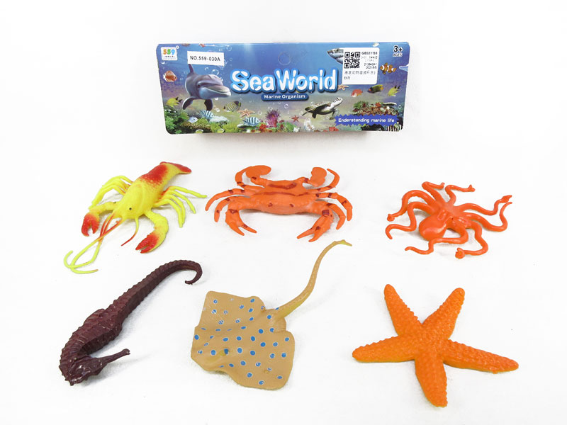 Submarine Animal Set(6in1) toys