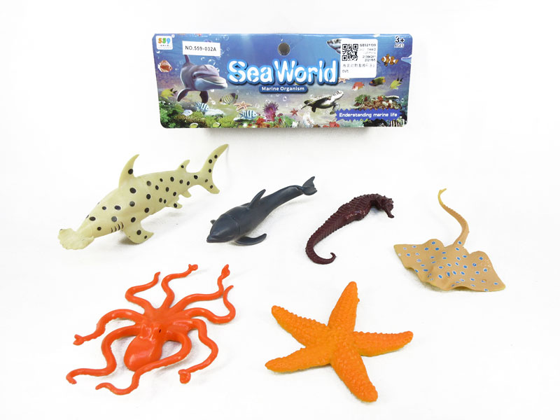Submarine Animal Set(6in1) toys