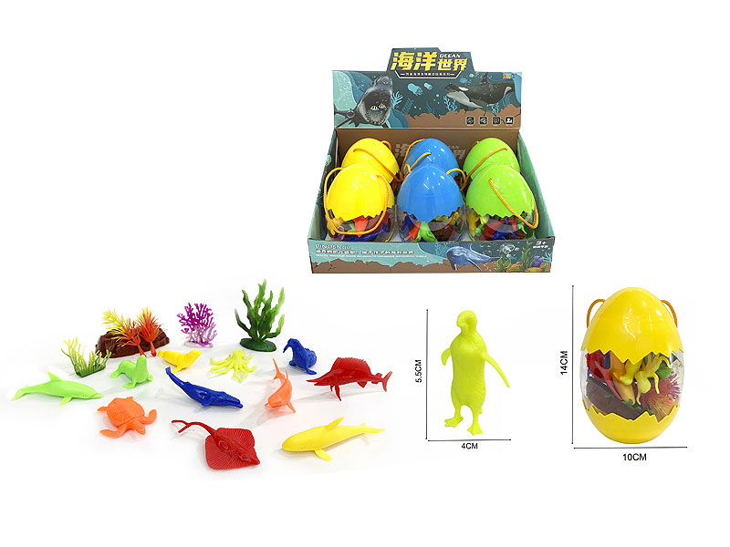 Ocean Animal Set(6in1) toys