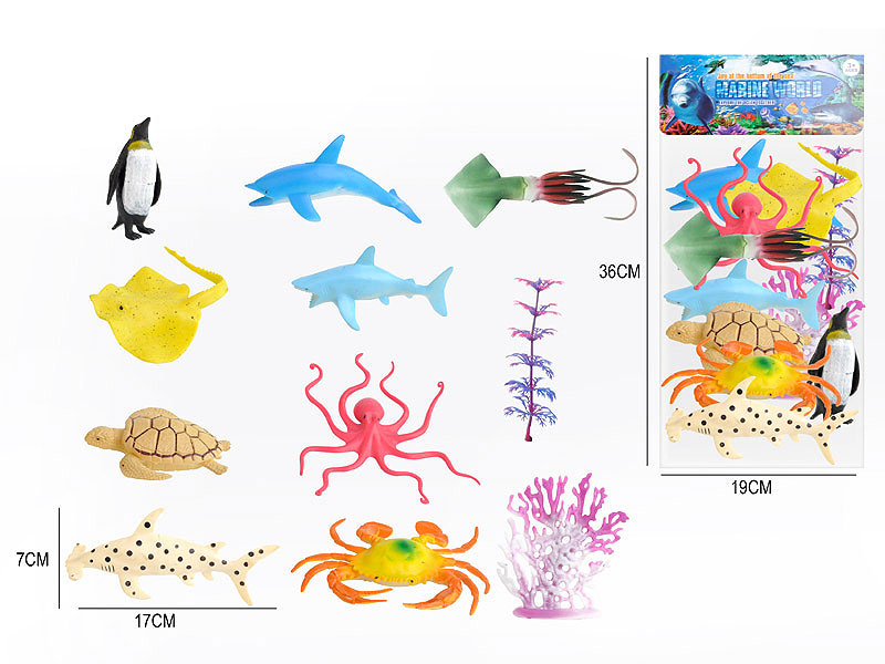 7.8inch Ocean Animal Set toys