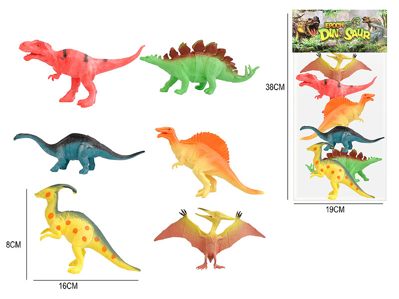 6.2inch Dinosaur(6in1) toys