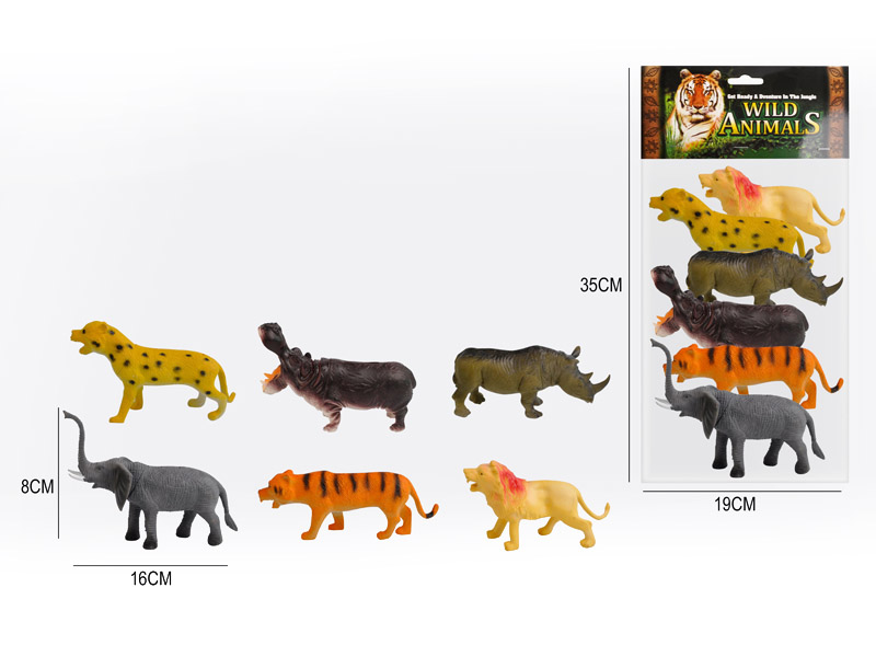 6inch Animal Set（6in1) toys