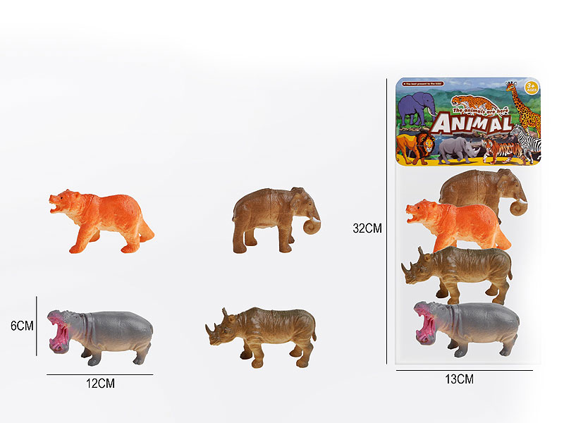 5inch Animal Set（4in1) toys