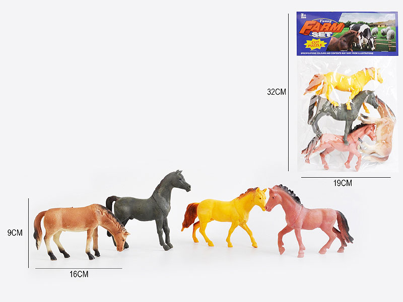 5.6inch Farm animal set(4in1) toys