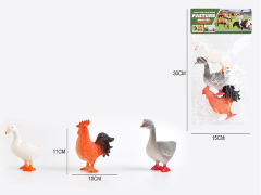 5.6inch Farm animal set(3in1) toys