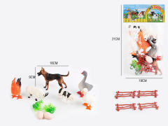 5.6inch Farm animal set(6in1) toys