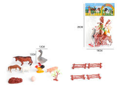 5.6inch Farm animal set(6in1)