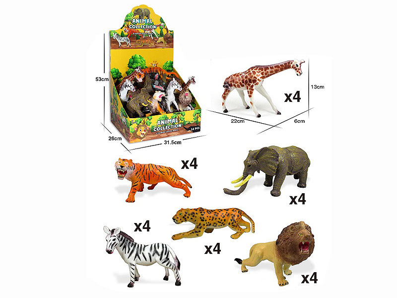 9inch Animal Set(24in1) toys