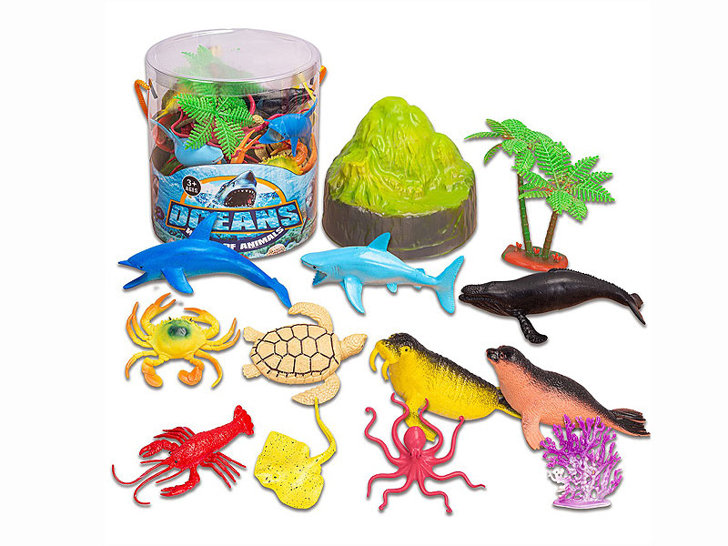 4.5inch Ocean Animal Set toys