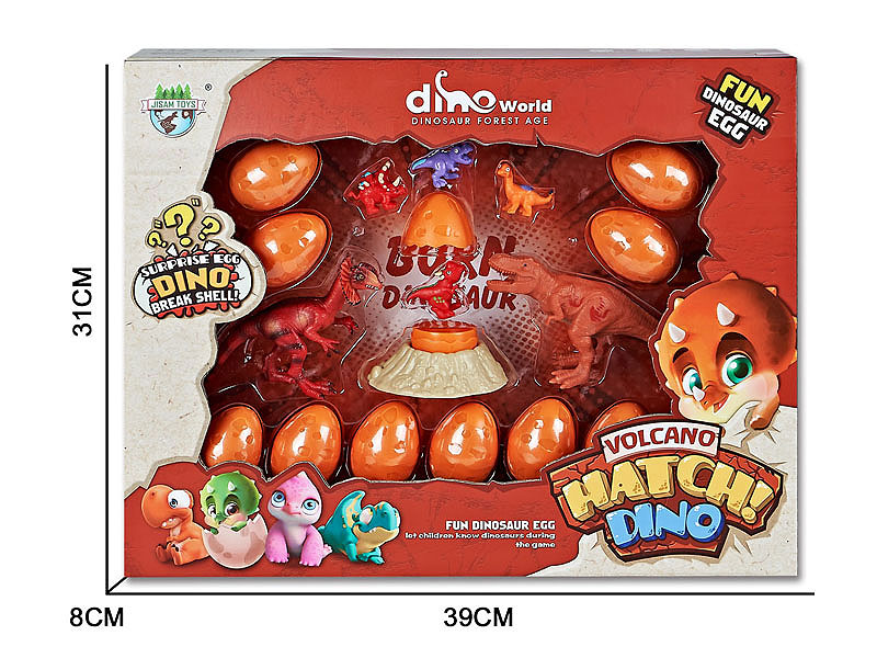 Volcano Surprise Dinosaur Egg Set toys