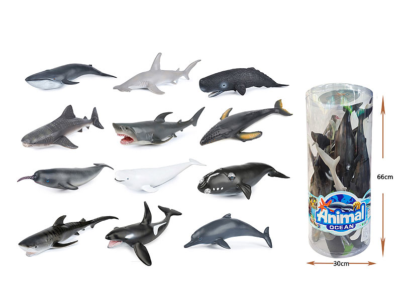 40CM Ocean Animal(12in1) toys