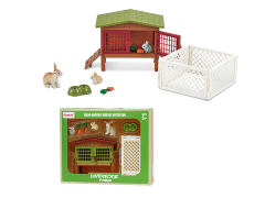 Rabbit House Set toys