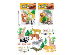 Animal Set W/Whistle (4in1)