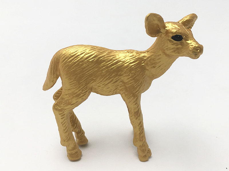 Golden Little White Tailed Deer toys