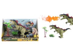 Spray Dinosaur Set W/L&S