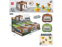 Dinosaur Cage Set W/S(8in1) toys
