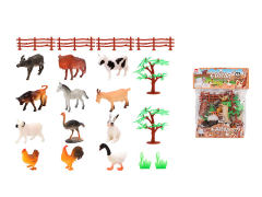 3inch Farm Animal Set(12in1) toys