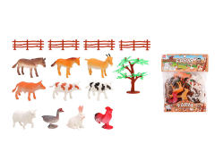 4inch Farm Animal Set(10in1)