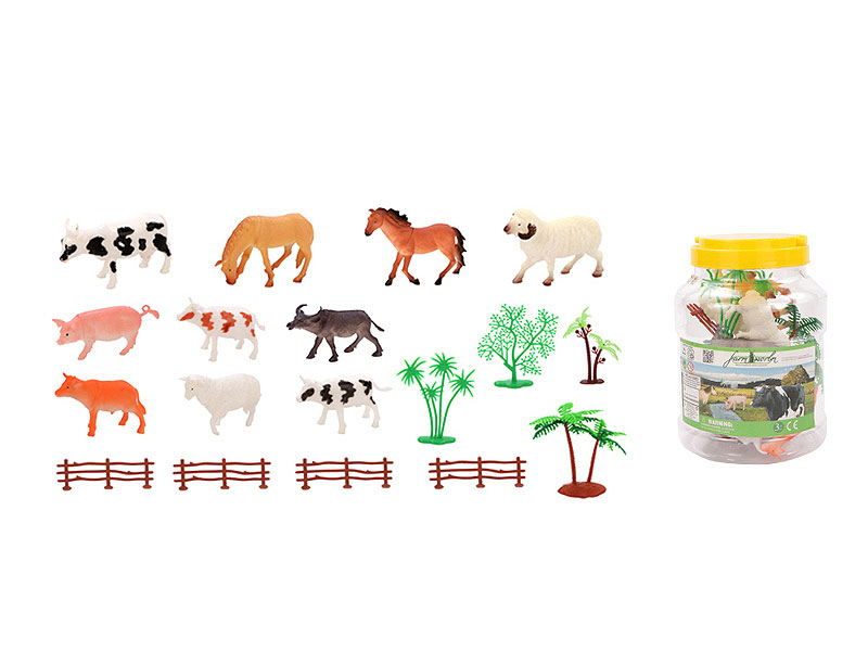 4-6inch Farm Animal Set(10in1) toys