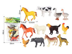 Field Animal Set(12in1) toys