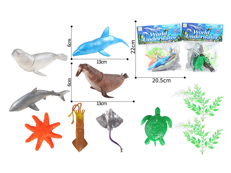 Ocean Animal Set(2S) toys