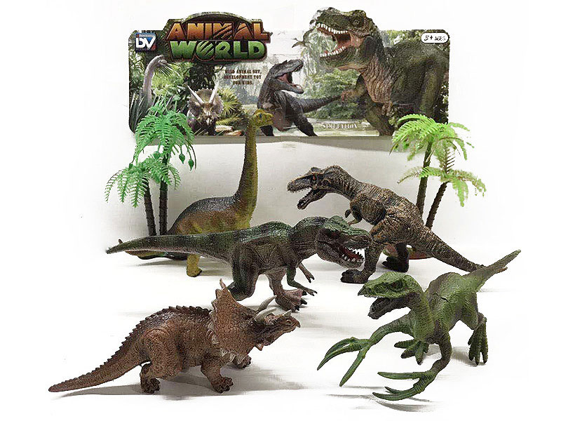 6-6.5inch Dinosaur Set(5in1) toys