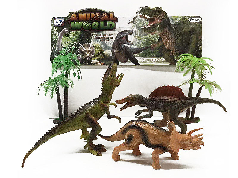 6-6.5inch Dinosaur Set(3in1) toys